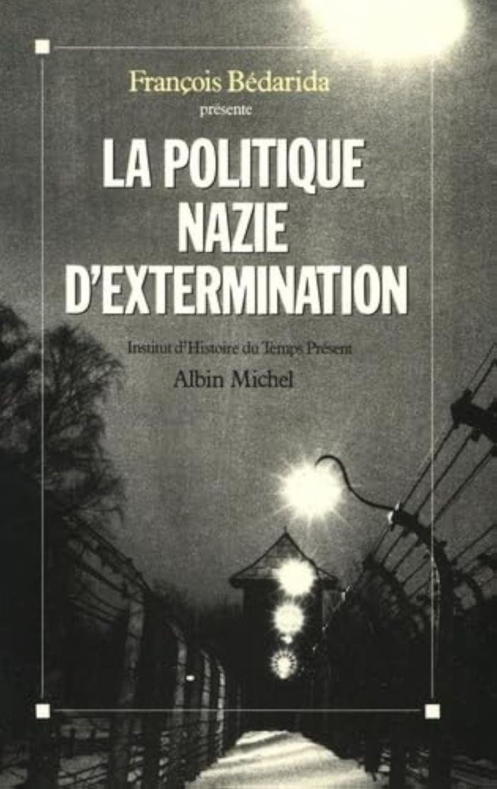 Couverture du livre « LA POLITIQUE NAZIE D'EXTERMINATION - COLLOQUE DE L'INSTITUT D'HISTOIRE DU TEMPS PRESENT DE DECEMBRE » de Collectif, librairie Les Contes Infusés à Corte