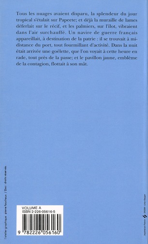 Quatrième de couverture de « LE REFLUX »