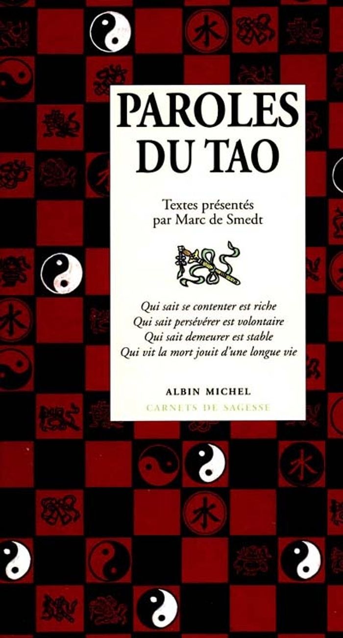 Couverture du livre « PAROLES DU TAO », librairie Les Contes Infusés à Corte