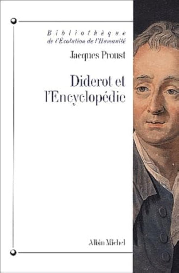 Couverture du livre « BIBLIOTHEQUE DE L'EVOLUTION DE L'HUMANITE - T17 - DIDEROT ET L'ENCYCLOPEDIE » de Jacques Proust, librairie Les Contes Infusés à Corte