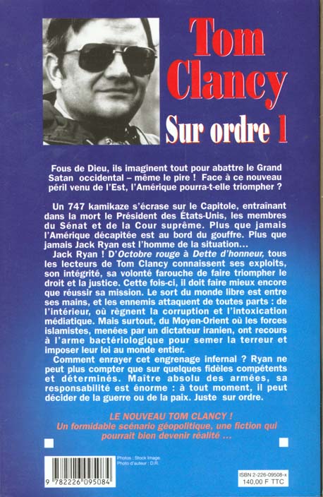 Quatrième de couverture de « SUR ORDRE - TOME 1 »