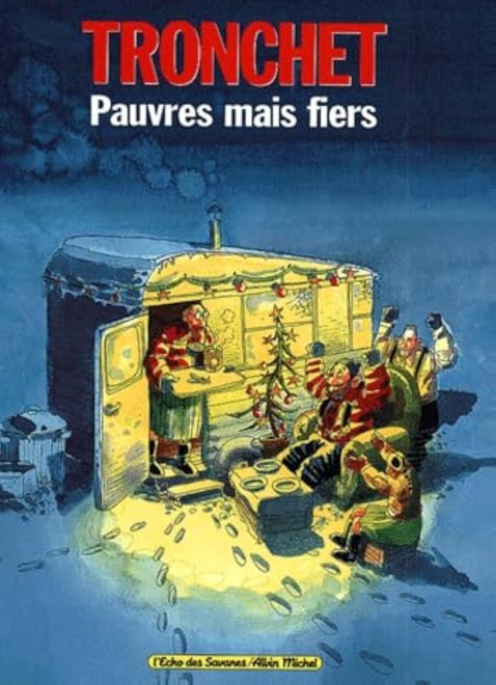 Couverture du livre « PAUVRES MAIS FIERS » de Didier Tronchet, librairie Les Contes Infusés à Corte