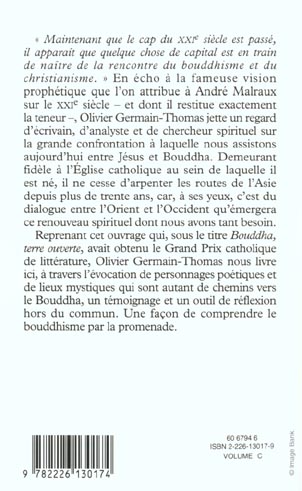 Quatrième de couverture de « ESPACES LIBRES - T116 - EN CHEMIN VERS LE BOUDDHA »