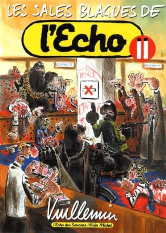 Couverture du livre « LES SALES BLAGUES DE L'ECHO - TOME 11 » de Vuillemin, librairie Les Contes Infusés à Corte