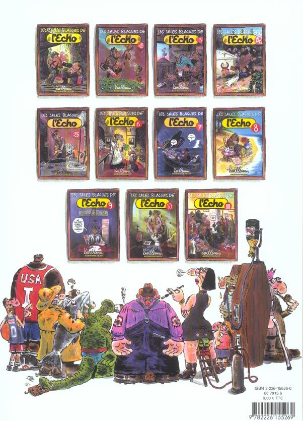 Quatrième de couverture de « LES SALES BLAGUES DE L'ECHO - TOME 12 »