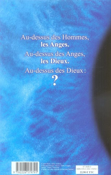 Quatrième de couverture de « Le mystère des dieux : roman »