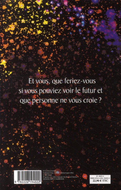 Quatrième de couverture de « Le miroir de Cassandre : roman »