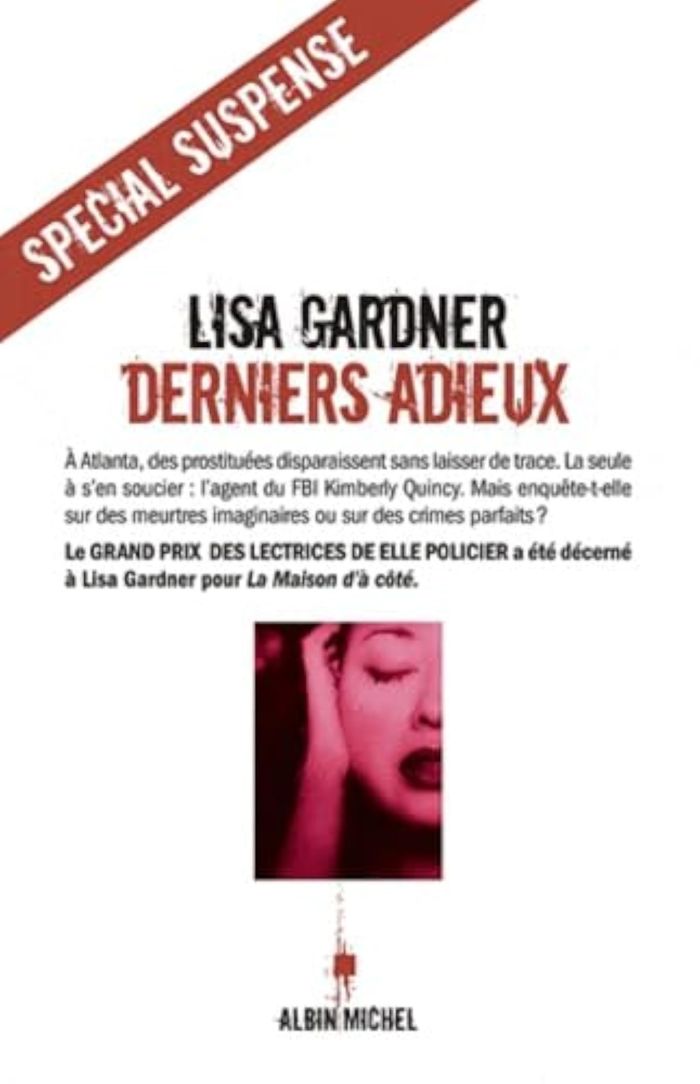 Couverture du livre « Derniers adieux : roman » de Lisa Gardner, librairie Les Contes Infusés à Corte