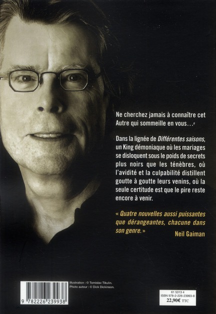 Quatrième de couverture de « Nuit noire, étoiles mortes : nouvelles »
