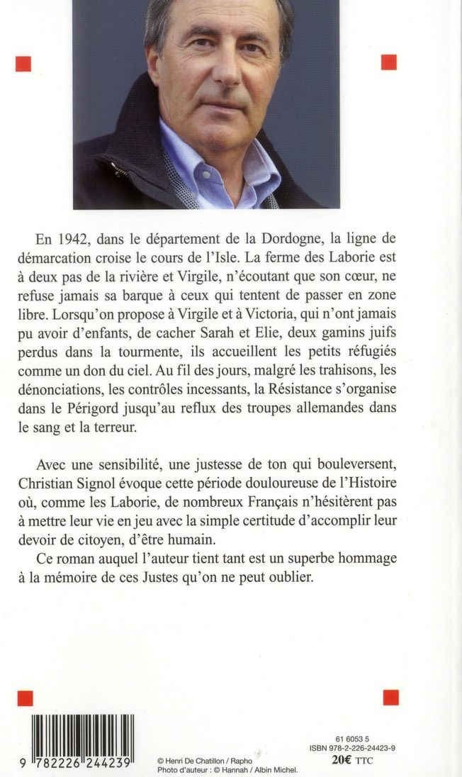 Quatrième de couverture de « Les enfants des Justes : roman »