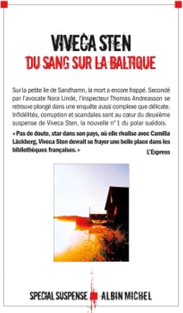 Couverture du livre « Du sang sur la Baltique : roman » de Viveca Sten, librairie Les Contes Infusés à Corte