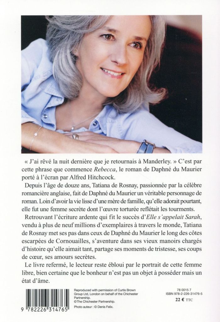 Quatrième de couverture de « Manderley for ever »