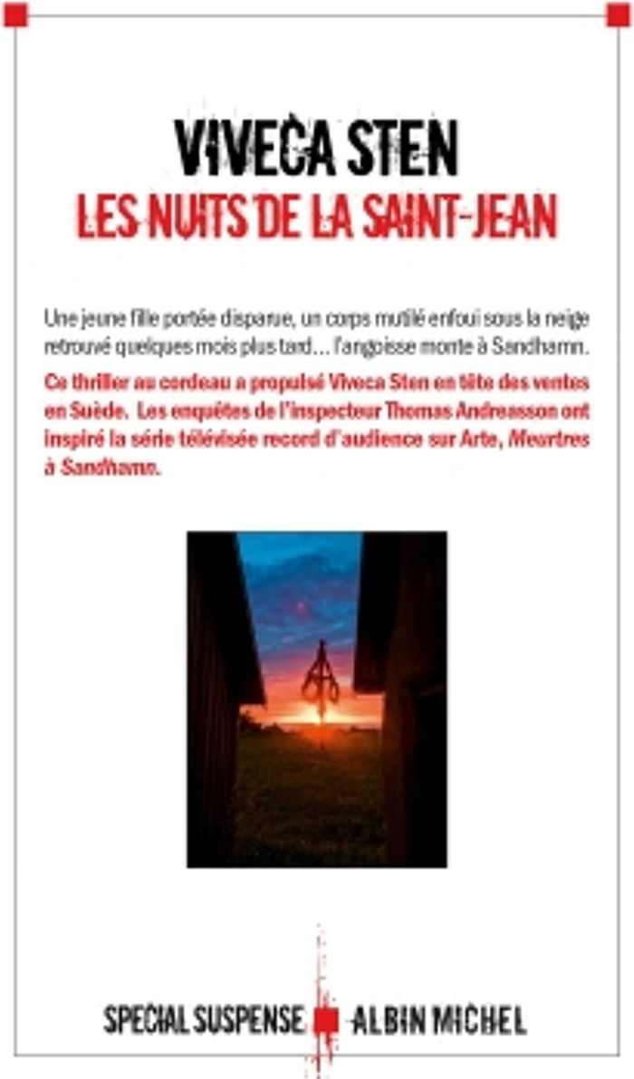 Couverture du livre « Les nuits de la Saint-Jean : roman » de Viveca Sten, librairie Les Contes Infusés à Corte