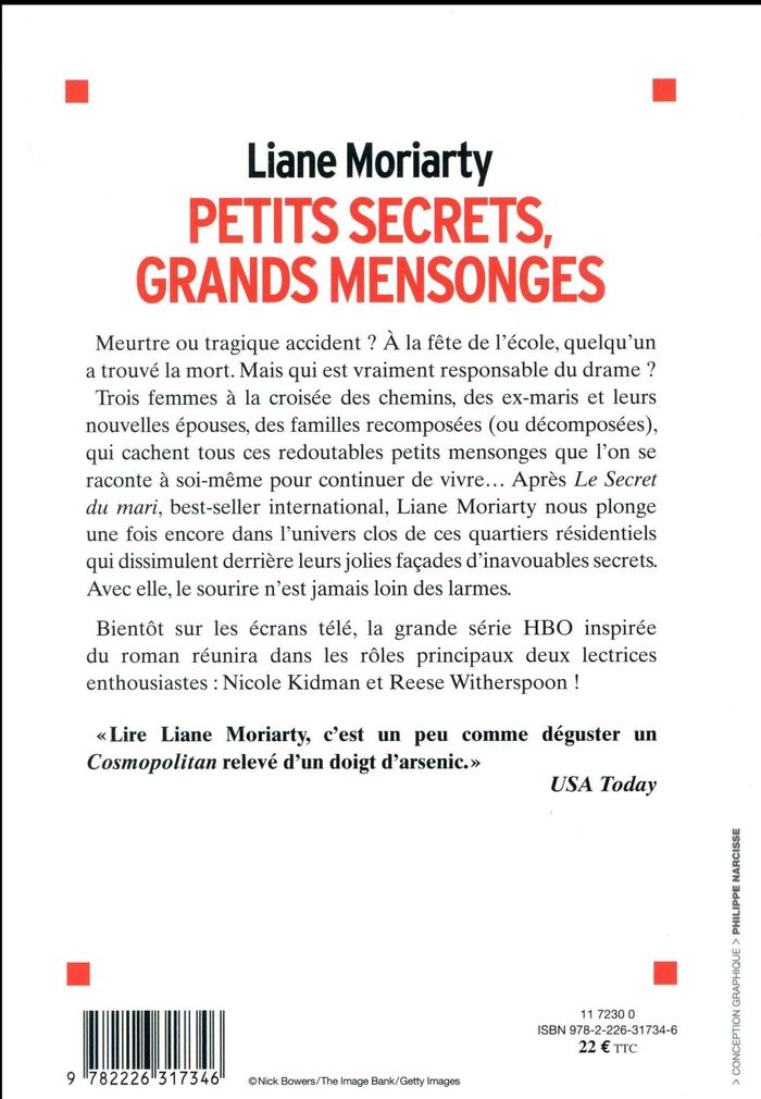 Quatrième de couverture de « Petits secrets, grands mensonges : roman »