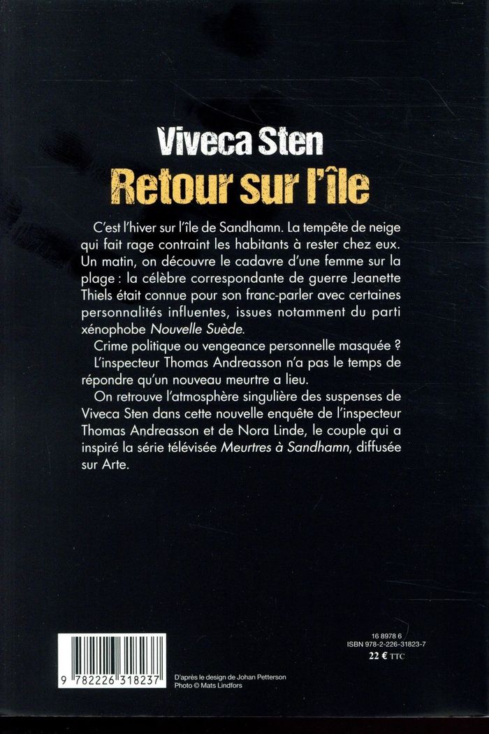 Quatrième de couverture de « Retour sur l'île : roman »