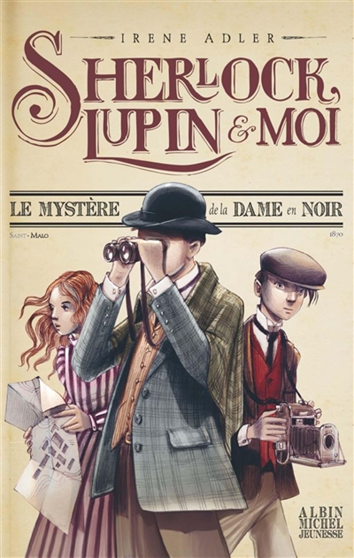 Couverture du livre « Le mystère de la dame en noir » de Irene Adler, librairie Les Contes Infusés à Corte