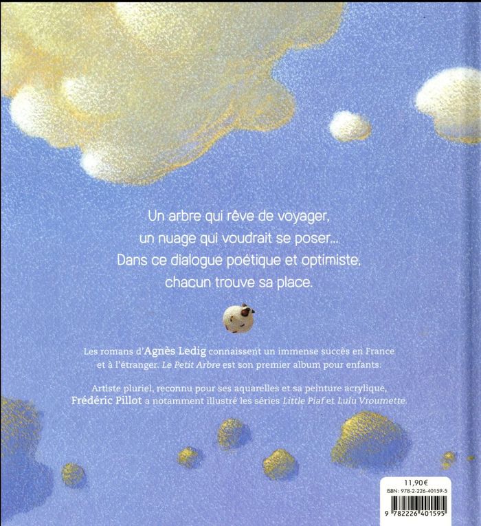 Quatrième de couverture de « Le petit arbre qui voulait devenir un nuage »