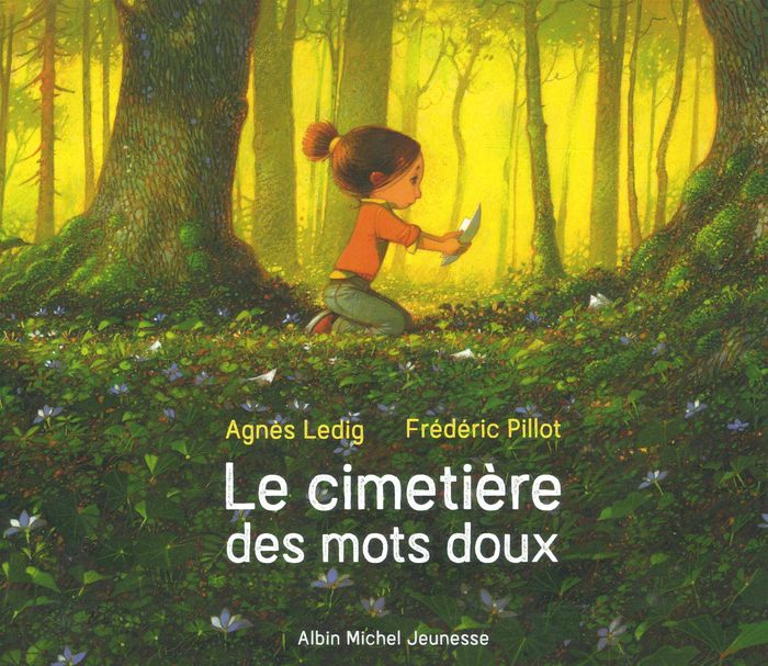 Couverture du livre « Le cimetière des mots doux » de Agnès Ledig, librairie Les Contes Infusés à Corte