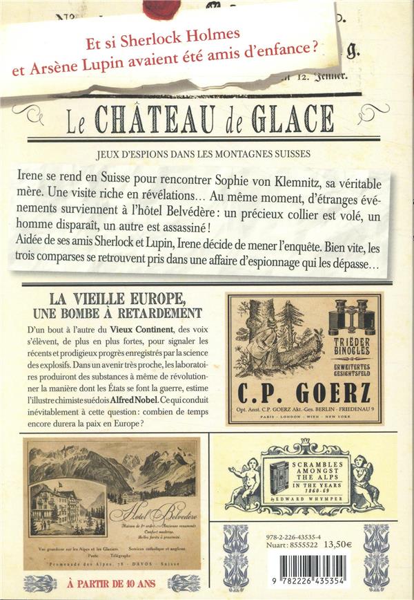 Quatrième de couverture de « Le château de glace »