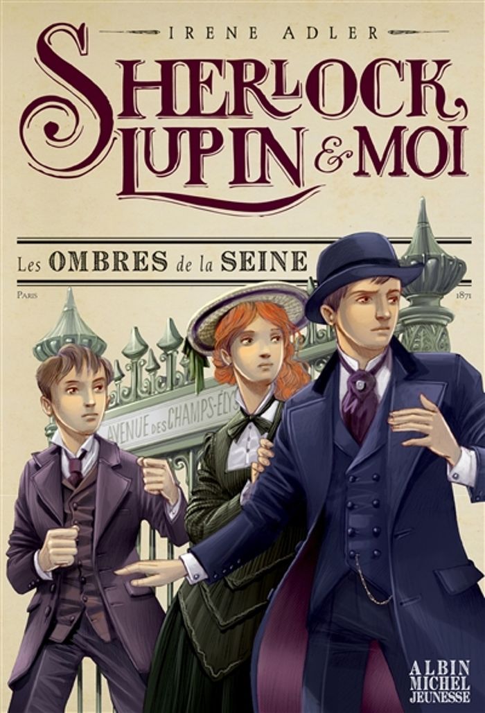 Couverture du livre « Les ombres de la Seine » de Irene Adler, librairie Les Contes Infusés à Corte