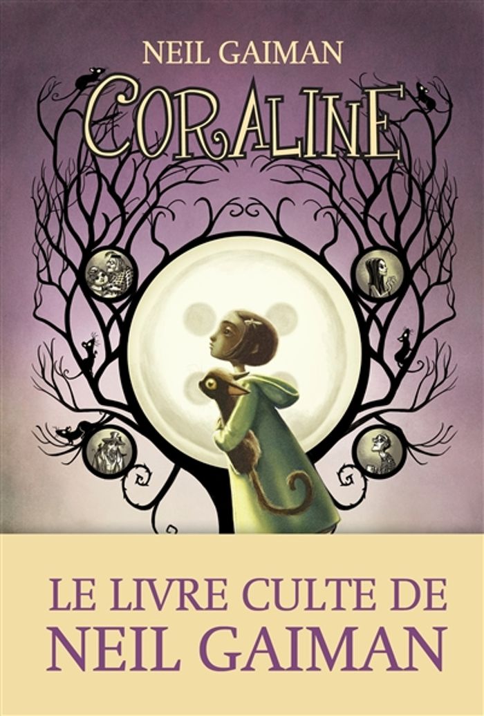 Couverture du livre « CORALINE (ED 2019) », librairie Les Contes Infusés à Corte