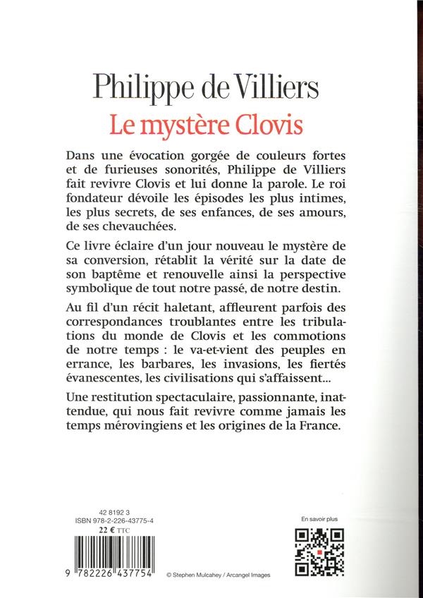 Quatrième de couverture de « Le mystère Clovis »