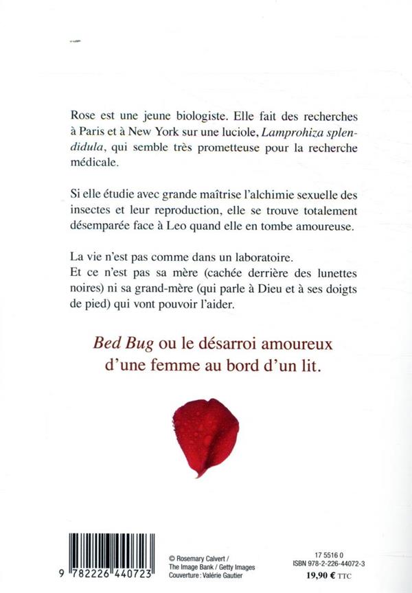 Quatrième de couverture de « Bed bug : roman »