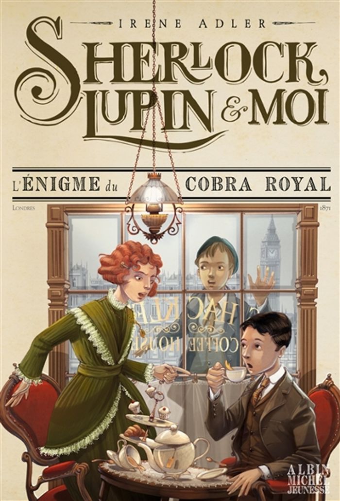 Couverture du livre « L'énigme du cobra royal » de Irene Adler, librairie Les Contes Infusés à Corte