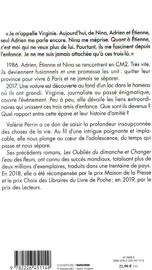 Quatrième de couverture de « Trois : roman »