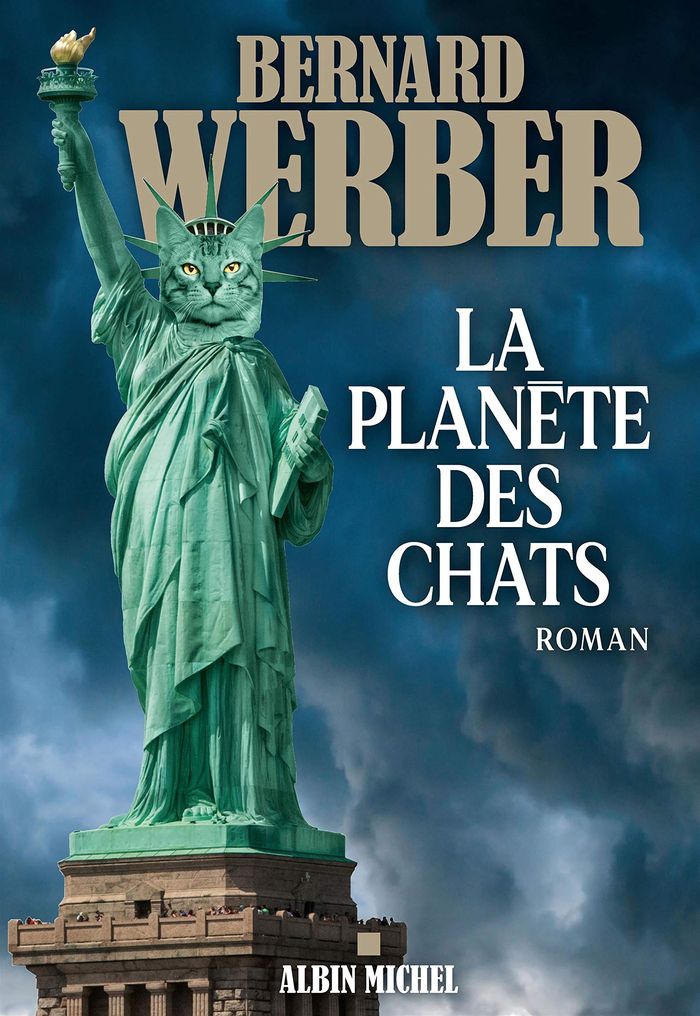 Couverture du livre « La planète des chats : roman » de Bernard Werber, librairie Les Contes Infusés à Corte