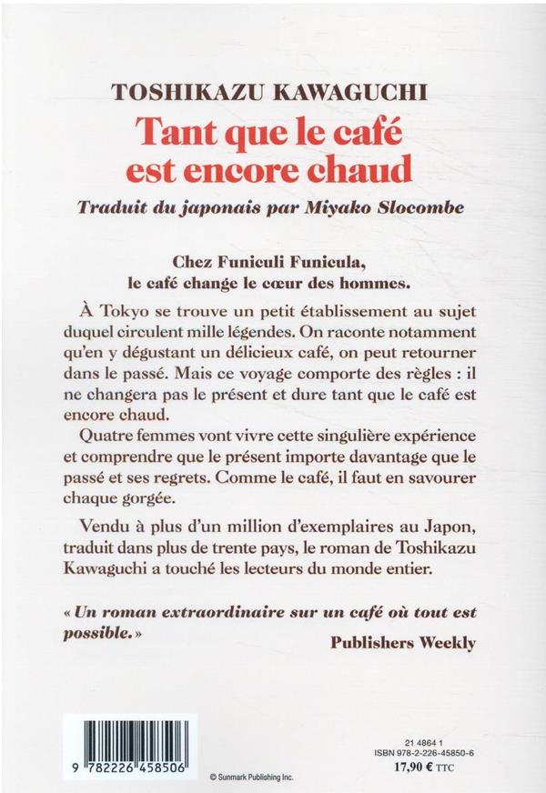 Quatrième de couverture de « Tant que le café est encore chaud : roman »