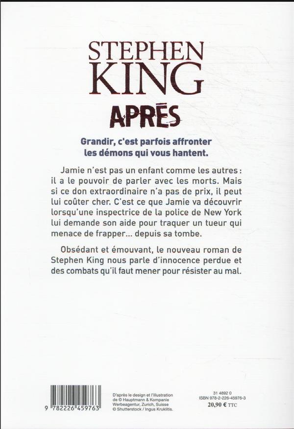 Quatrième de couverture de « Après : roman »