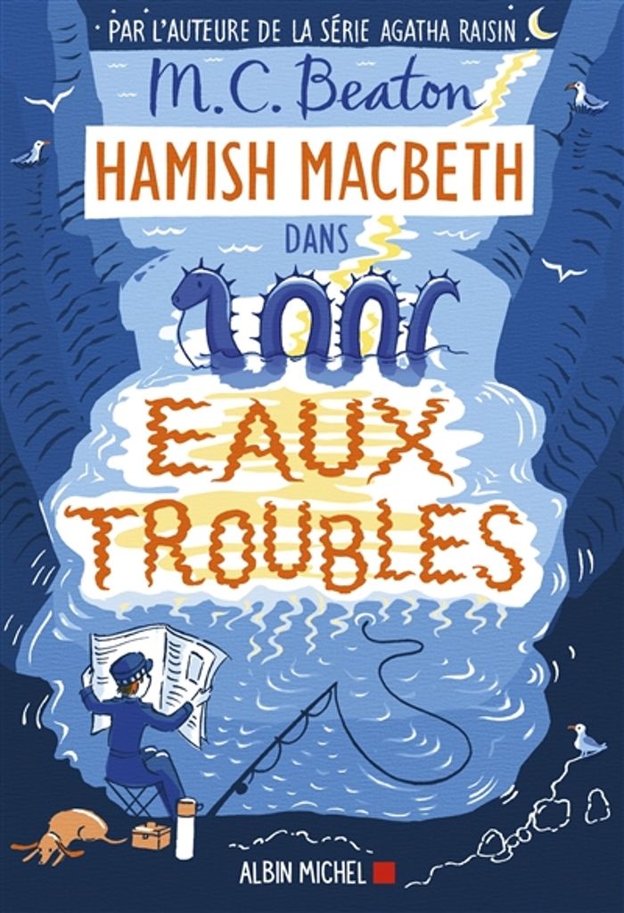 Couverture du livre « Eaux troubles : roman » de M. C. Beaton, librairie Les Contes Infusés à Corte