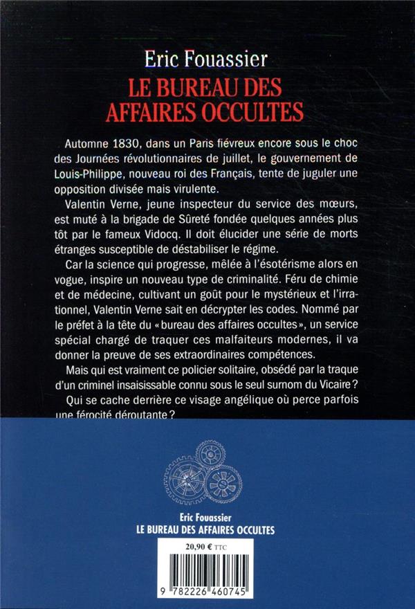 Quatrième de couverture de « Le bureau des affaires occultes : roman »