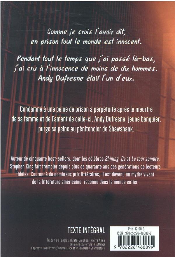 Quatrième de couverture de « Les évadés »
