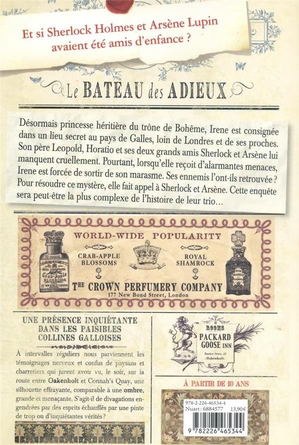 Quatrième de couverture de « Le bateau des adieux »