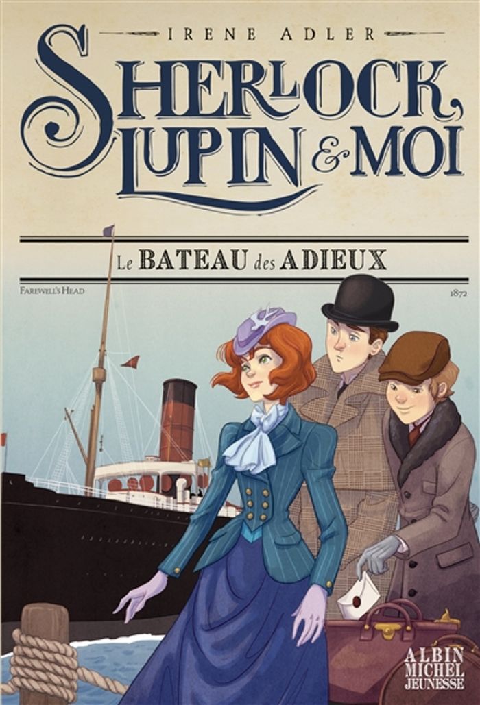Couverture du livre « Le bateau des adieux » de Irene Adler, librairie Les Contes Infusés à Corte