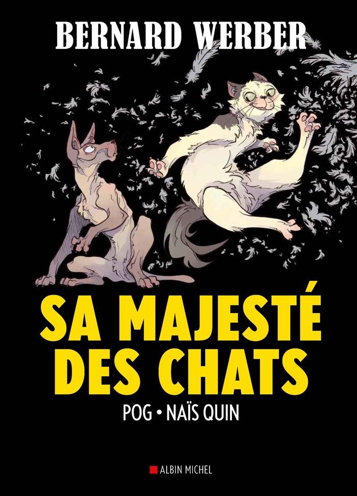 Couverture du livre « Sa majesté des chats » de Bernard Werber, librairie Les Contes Infusés à Corte