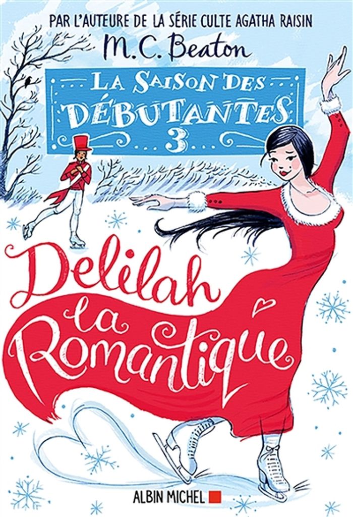 Couverture du livre « Delilah la romantique » de M. C. Beaton, librairie Les Contes Infusés à Corte