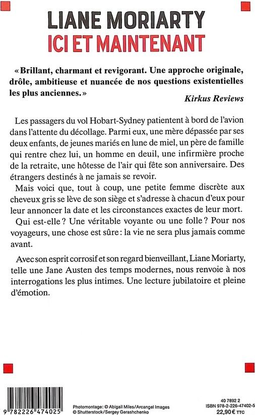 Quatrième de couverture de « Ici et maintenant : roman »