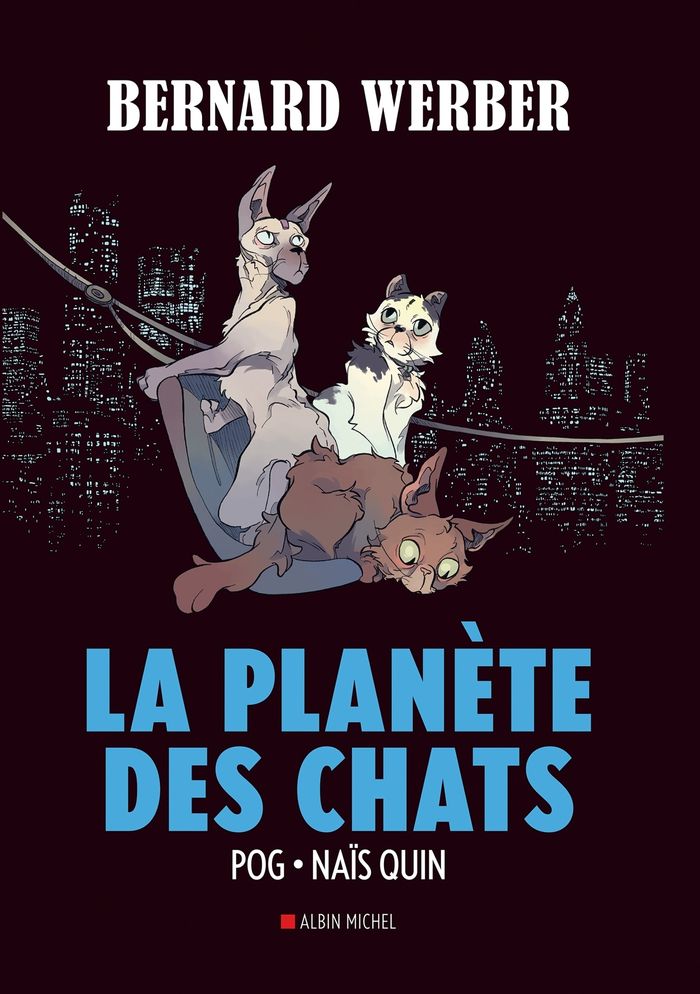Couverture du livre « La planète des chats » de Bernard Werber, librairie Les Contes Infusés à Corte