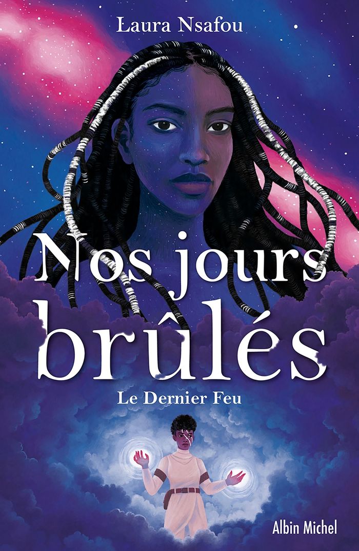 Couverture du livre « Le dernier feu » de Laura Nsafou, librairie Les Contes Infusés à Corte