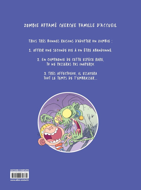 Quatrième de couverture de « Mon ami zombie »