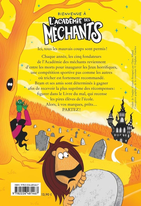Quatrième de couverture de « Les jeux horrifiques »