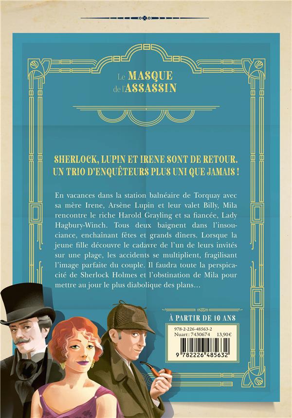 Quatrième de couverture de « Le masque de l'assassin »