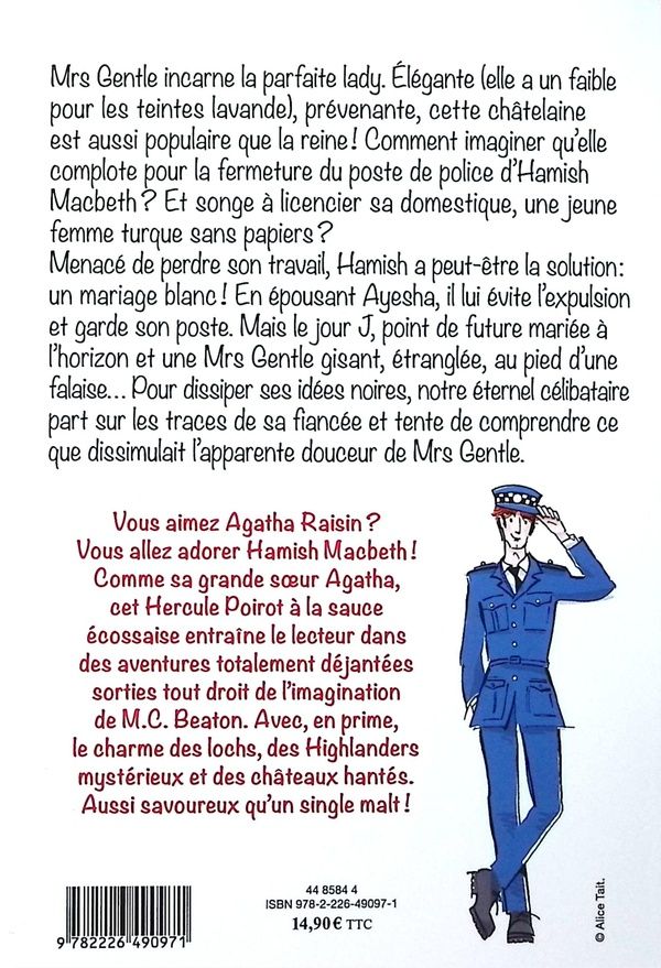 Quatrième de couverture de « Mariage blanc et idées noires : roman »