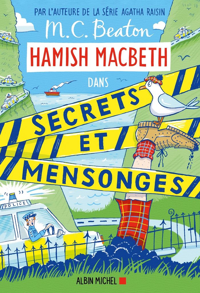 Couverture du livre « Secrets et mensonges » de M. C. Beaton, librairie Les Contes Infusés à Corte