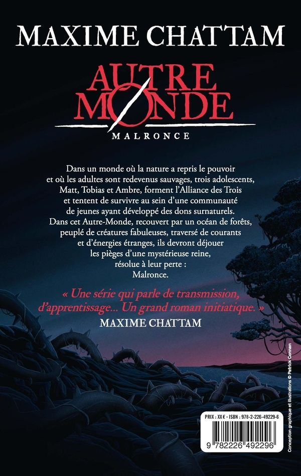 Quatrième de couverture de « Malronce : roman »