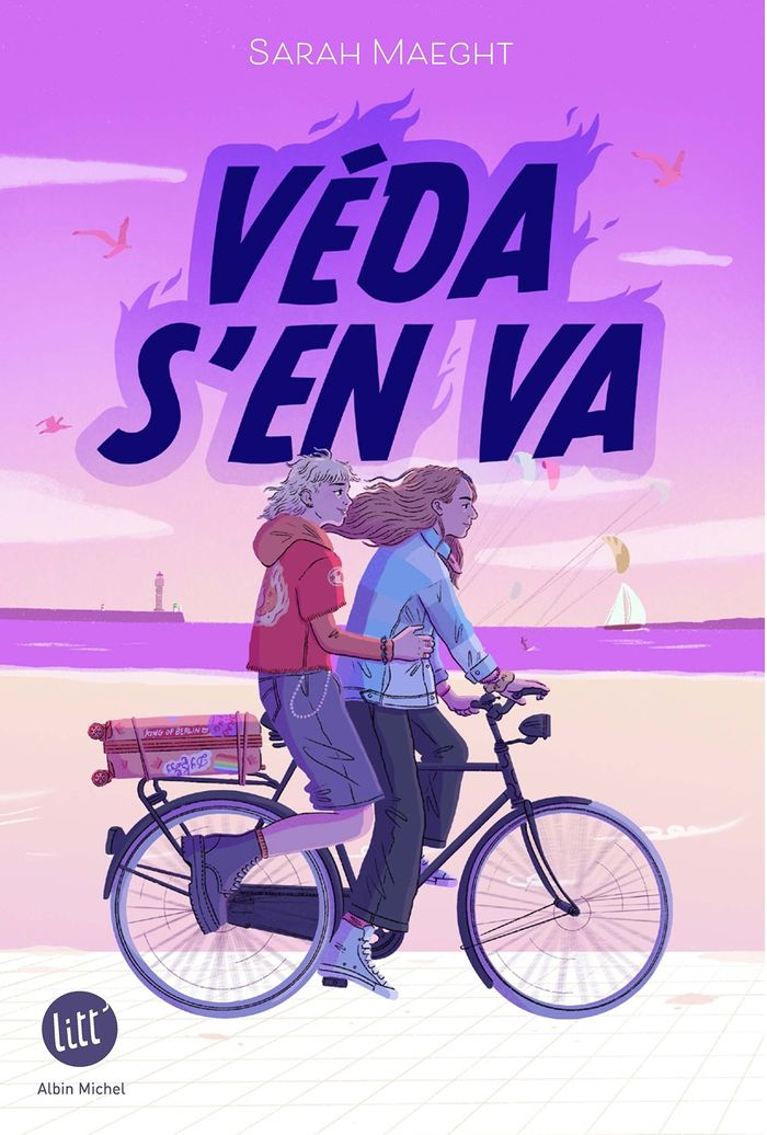 Couverture du livre « Véda s'en va » de Sarah Maeght, librairie Les Contes Infusés à Corte
