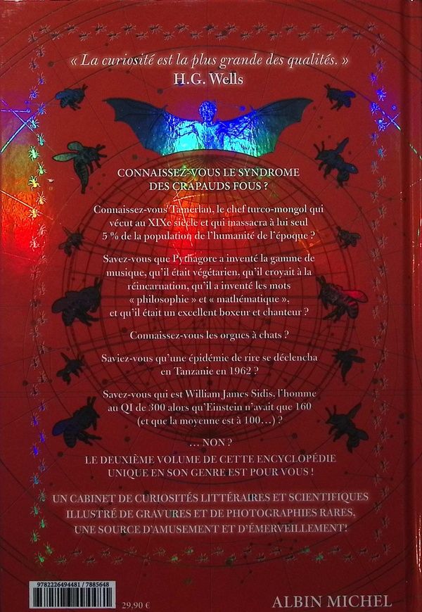 Quatrième de couverture de « L'encyclopédie du savoir relatif et absolu »